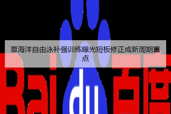 覃海洋自由泳补强训练曝光短板修正成新周期重点